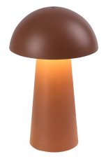 RABALUX 76039 Mireo dotyková stolná lampička V200mmLED 1,5W/150/60lm 3000K IP44 hnedá, biela, vrátane batérie 3,7V 1200mAh