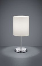 TRIO Reality R50491001 Jerry stolové svietidlo 1xE14 chróm, biela