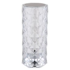 GLOBO 28071 GIXI stolní lampička V210mm LED 1,5W/50lm 2700+4000+6500K efekt čirého křišťálu, včetně baterie 800 mAh 3,7V, USB kabel