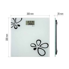 Digitálna osobná váha EMOS EV105 TY6108, do 180 kg, biela, sklo