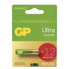 GP B0212F Alkalická batéria GP Ultra LR03 (AAA), 12 ks SET-12ks