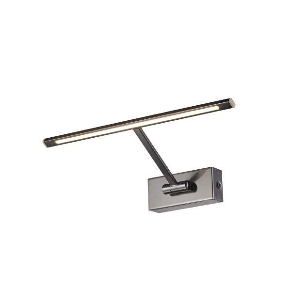 AZzardo AZ2643 DECOline Monalisa 34 BLACK CHROME nástěnné LED svítidlo 5,4W / 200lm IP20 černá / chrom