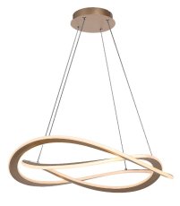 RABALUX 72282 Kallira závesné svietidlo D620mm LED 72W/12160/3800lm 3000K zlatá, biela