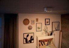 Philips 50492/31/P0 Box LED bílé povrchové bodové svítidlo WGD 2x4,5W=1000lm 2200-2700K