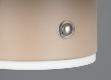 TRIO Reality R24431143 DAVEY dotykové nástěnné svítidlo SMD LED 1,5W/140lm 3000K béžová, nabíjecí baterie, USB kabel