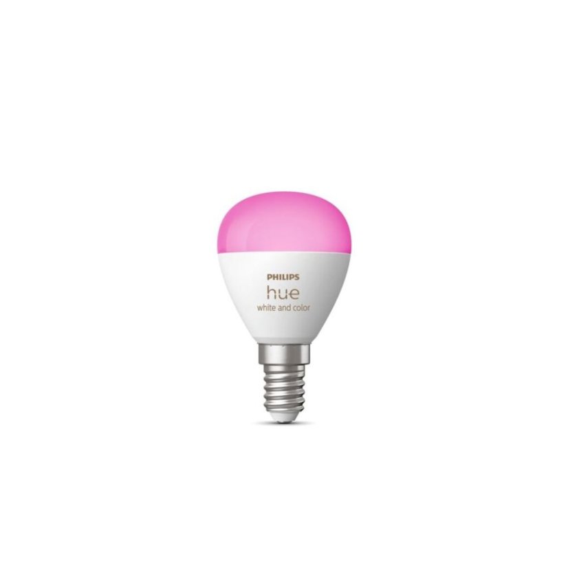 8719514491229 Philips Hue White and Color Ambiance žárovka LED E14 5,1W/470lm 2000-6500K+RGB P45 kapka