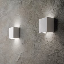 Nástenné svietidlo Ideal lux 214672 FLASH GESSO AP1 SMALL 1xG9 40W biela