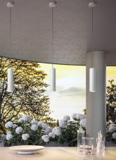 REDO 90570 KLOU venkovní závěsné svítidlo COB LED 9W 896/542lm 3000K IP54 bílá