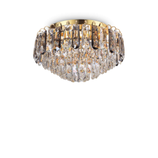 IdealLux 241296 MAGNOLIA PL7 stropné svietidlo G9 7x15W IP20 mosadz
