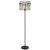 GLOBO 15698S GORLEY stojací lampa V1520mm 1xE27 matná černá, kouřová