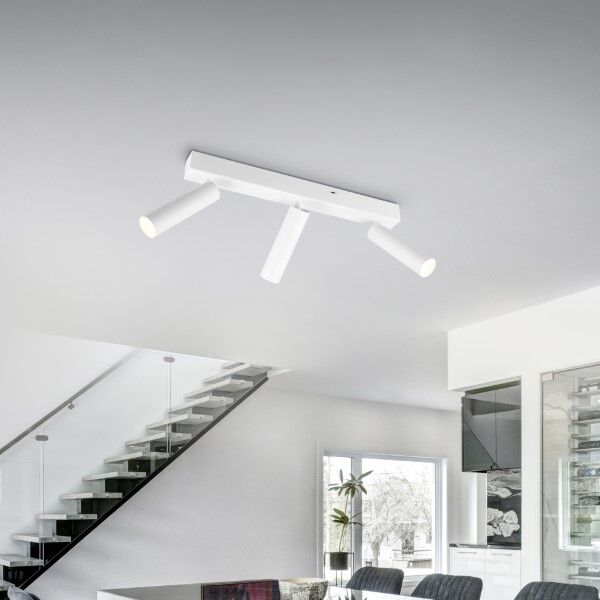 TRIO 849210331 AMBALA stropné bodové svietidlo/spot SMD LED 3x5,5W/500lm 2300+3000+4000K biela matná, switchdimmer