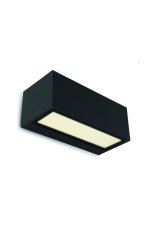 LUTEC 5189112012 GEMINI exteriérové ​​nástěnné svítidlo LED 21W 1230lm 3000K IP54 matná černá