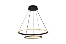 RABALUX 72040 Jasero závesné svietidlo D510mm LED 42W/2260lm 3000-6500K čierna, biela, stmievateľné, diaľkový ovládač