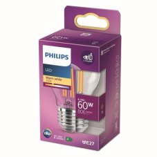 Philips 8718699762315 LED classic žárovka 6,5W/60W 806lm E27 2700K 220-240V P45 kapka filament