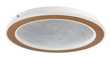 RABALUX 71281 Efrael stropné svietidlo D400mm LED 24W/2600/1700lm 3000-6500K zlatá, priehľadná, stmievateľné, diaľkový ovládač