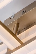 RABALUX 71384 Amilia stropní svítidlo LED 22W/2380lm 3000+4000+6500K zlatá, bílá