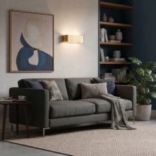 Nástenné svietidlo Ideal lux 088266 CLIP AP2 SMALL ORO 2xE27 60W