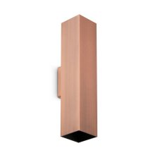 Nástenné svietidlo 2x GU10 medená IP20 Ideal Lux LOOK 370460