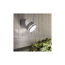 Ideal Lux 285481 OMEGA ROUND vonkajšie nástenné svietidlo LED D90mm 7W/650lm 4000K IP54 biela