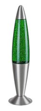 RABALUX 76113 Glitter2 lávová lampa D75mm LED 25W/29lm 3000K stříbrná, zelená