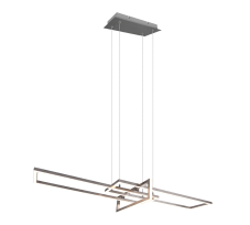 TRIO 320310307 SALINAS závěsné svítidlo LED 34W/4200lm 3000K matný nikl, switchdimmer