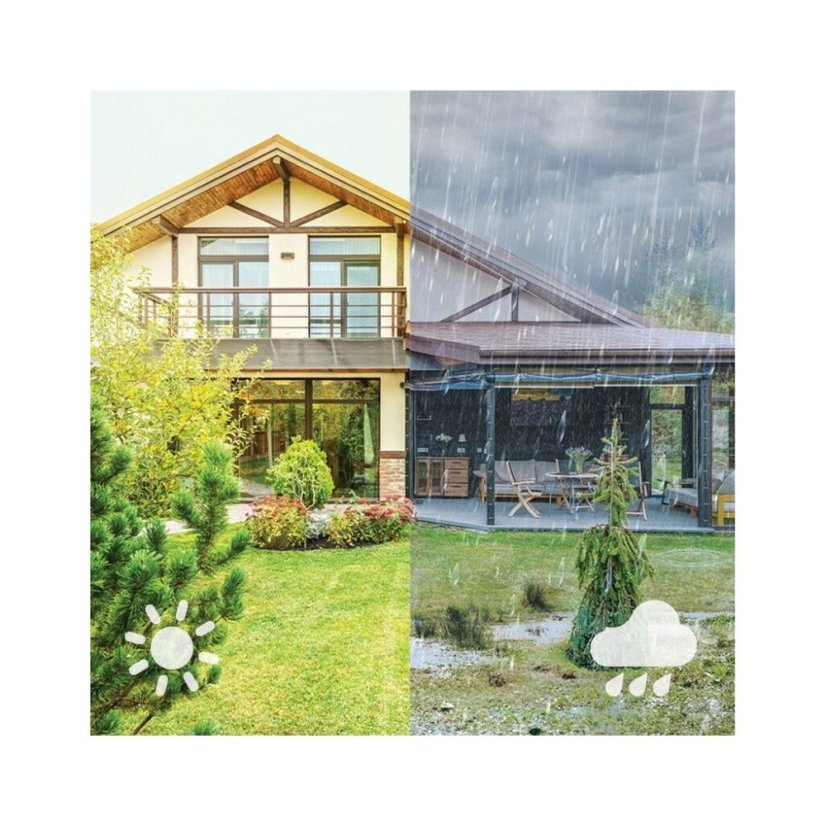 Philips 8720169263734 UltraEfficient Petronia venkovní nástěnné svítidlo se senzorem PIR LED 3,8W/800lm 2700K IP44 antracit