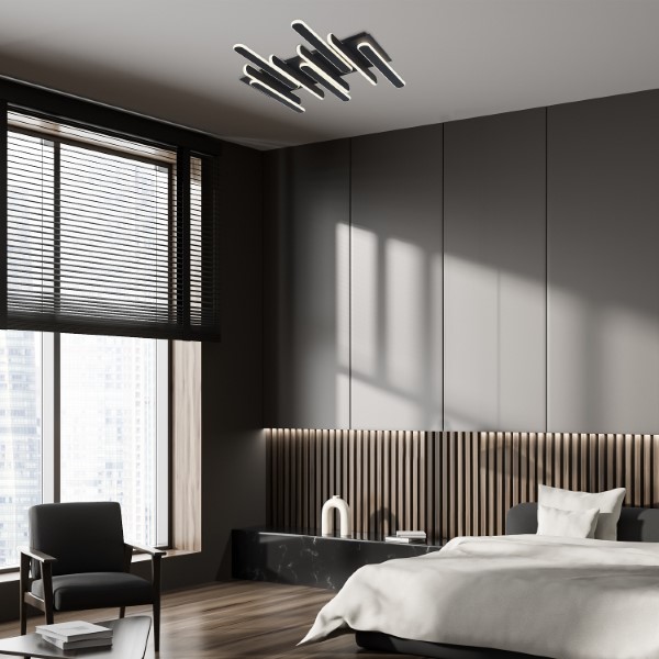 RABALUX 71049 Sindri stropní svítidlo LED 46W/2500lm 3000+4000K černá, bílá