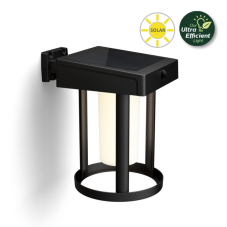 Philips 8720169263932 UltraEfficient Solar Camill solární nástěnné svítidlo se senzorem LED 1,4W 250/25lm 3000K IP44 černá