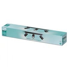 Philips 8720169299016 Idris stropní bodové svítidlo/spot 3xGU10 IP44 černá, ClickFix