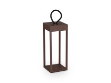 Ideal lux 323244 ENYA venkovní přenosné dekorační svítidlo V300mm LED 5W 300/170lm 3000K IP54 hnědá, nabíjecí baterie, ON/OFF