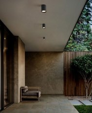 ITALUX OPN-2003-4K Cervia vonkajšie povrchové bodové svietidlo LED D80mm 9W/773lm 4000K IP54 čierna