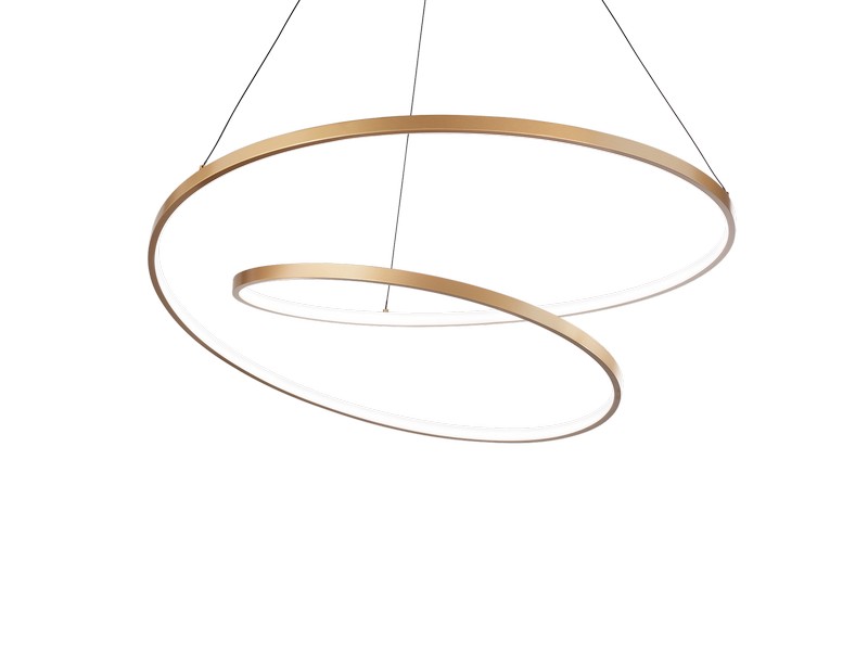 Ideal Lux 342450 OZ závesné svietidlo D800mm LED 52W 6400/2690lm 4000K medená ON-OFF