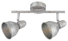 Rabalux 5387 Thelma bodové svítidlo / spot 320mm 2xE14 2x40W IP20 antické stříbro