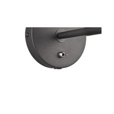 TRIO Reality R20781732 ENZO nástenné svietidlo 1xE27 čierna matná