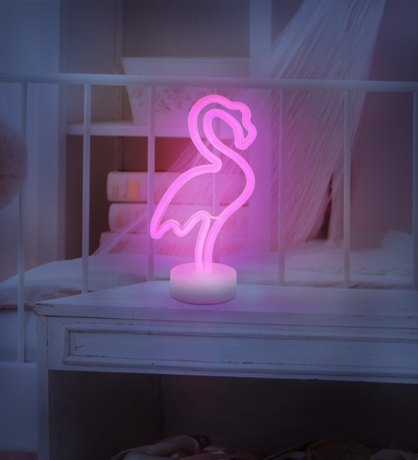 GLOBO 28064 FLAMINGO dekoračné osvetlenie LED 2W biela