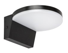 RABALUX 77117 Batida vonkajšie nástenné svietidlo LED 9W/900lm 2700+4000+6500K IP54 čierna