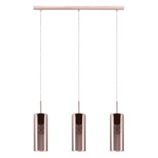 Eglo 98699 SELVINO Závěsné svítidlo 710x100mm E27 3X15W matný nikl, měděná
