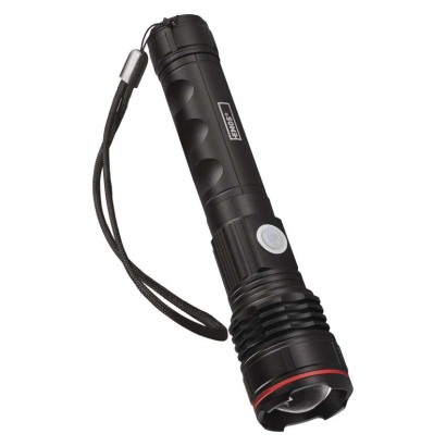 EMOS P3116 LED nabíjecí ruční svítilna 600lm Li-Ion 18650 nebo 3× AAA USB C IP44 černá