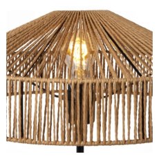 LUCIDE 10513/40/72 YUNKAI stolní lampa V500mm 1xE27 černá, přírodní