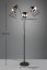 TRIO 417000332 LUMINA stojací lampa 3xE14 V2000mm černá matná, chromová