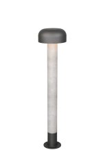 TRIO 462560178 FRASER vonkajšie stojanové svietidlo/stĺpik V845mm 1xE27 IP54 šedá, betónový vzhľad