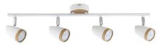 RABALUX 5567 Karen spot LED 4X 4W 4x280 lm 3000K biela, imitácia dreva