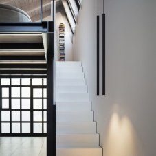 Ideal Lux 321783 ULTRATHIN ROUND DALI/PUSH závěsné svítidlo LED D60mm 12W 1150/730lm 3000K černá