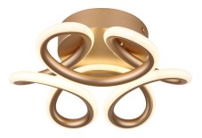 GLOBO 67386-24CH MELISAND stropní svítidlo D260mm LED 24W 3000/1512lm 2700+4000+6000K kávová, opálová