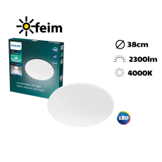 Philips 8719514334991 Moire CL200 stropní svítidlo LED D380mm 20W/2300lm 4000K bílá