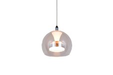 TRIO 331610106 FLYNT závěsné svítidlo D200mm SMD LED 11W/1150lm 2300+3000+4000K chromová, switchdimmer