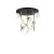Ideal Lux 328423 PERLAGE stropní svítidlo 9xG9 D550mm saténová mosadz, bílá