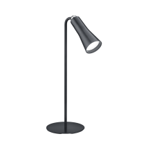 TRIO Reality R52121132 MAXI dotykové stolní svítidlo SMD LED V360mm 2W/200lm 3000K černá matná, nabíjecí baterie, USB-C