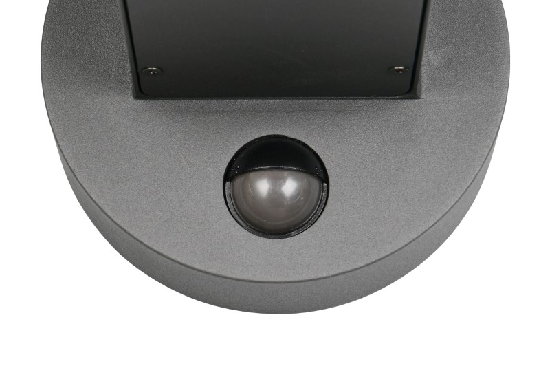 TRIO 262569178 FRASER vonkajšie nástenné svietidlo so senzorom 1xE27 IP54 šedá, betónový vzhľad