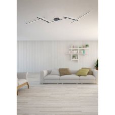 TRIO 628410532 ARVIN stropné svietidlo LED 22W/2600lm 2700 - 6500K matná čierna, RGB, stmievateľné, diaľkový ovládač